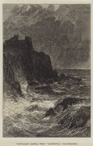 Tantallon Castle, from Caledonia, Illustrated by John MacWhirter